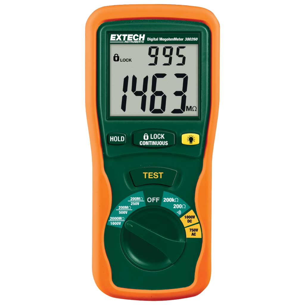 380260-NIST — MEGOMETRO 250V,500V,1000V, CON CERTIFICADO