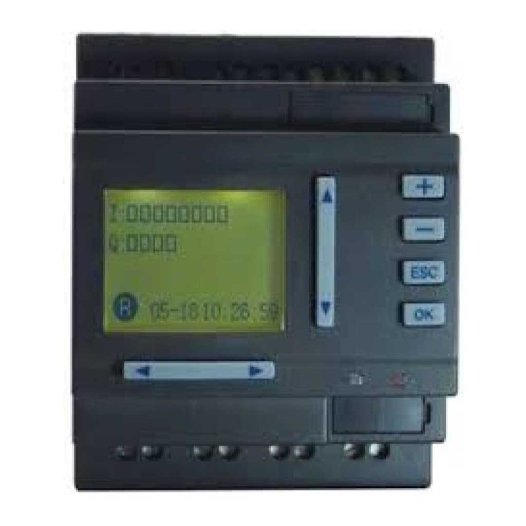 APB-12MRDL — MINI PLC 12-24VCD 8 ENTRADAS ANALOGICASCDE 4 SALIDAS REL CON PANEL LCD
