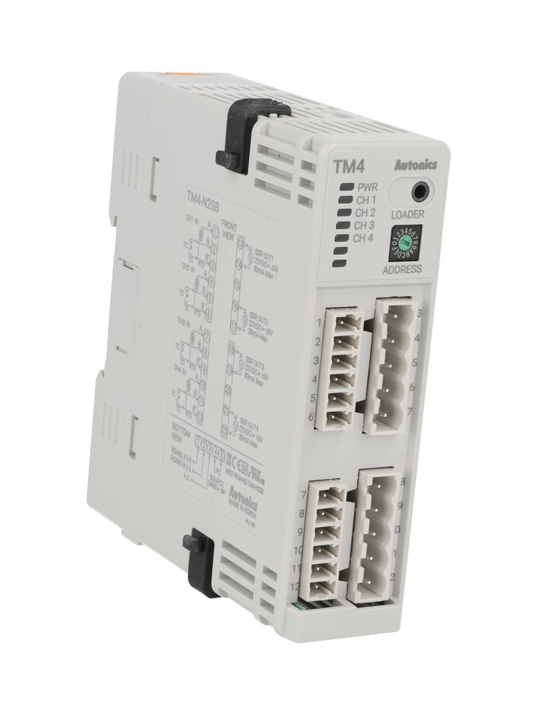 TM4-N2SB — MODULO MULTI-CANAL PARA CONTROL DE TEMP.PID4CANALES, SALIDA RS485, 24VDC