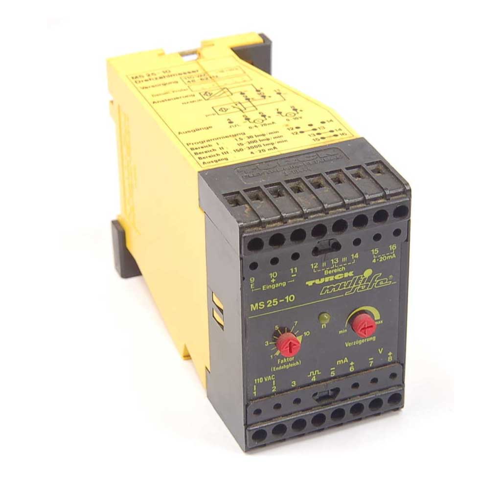 MS25-10 — MONITOR DE VELOCIDAD DE ROTACION 115VCA