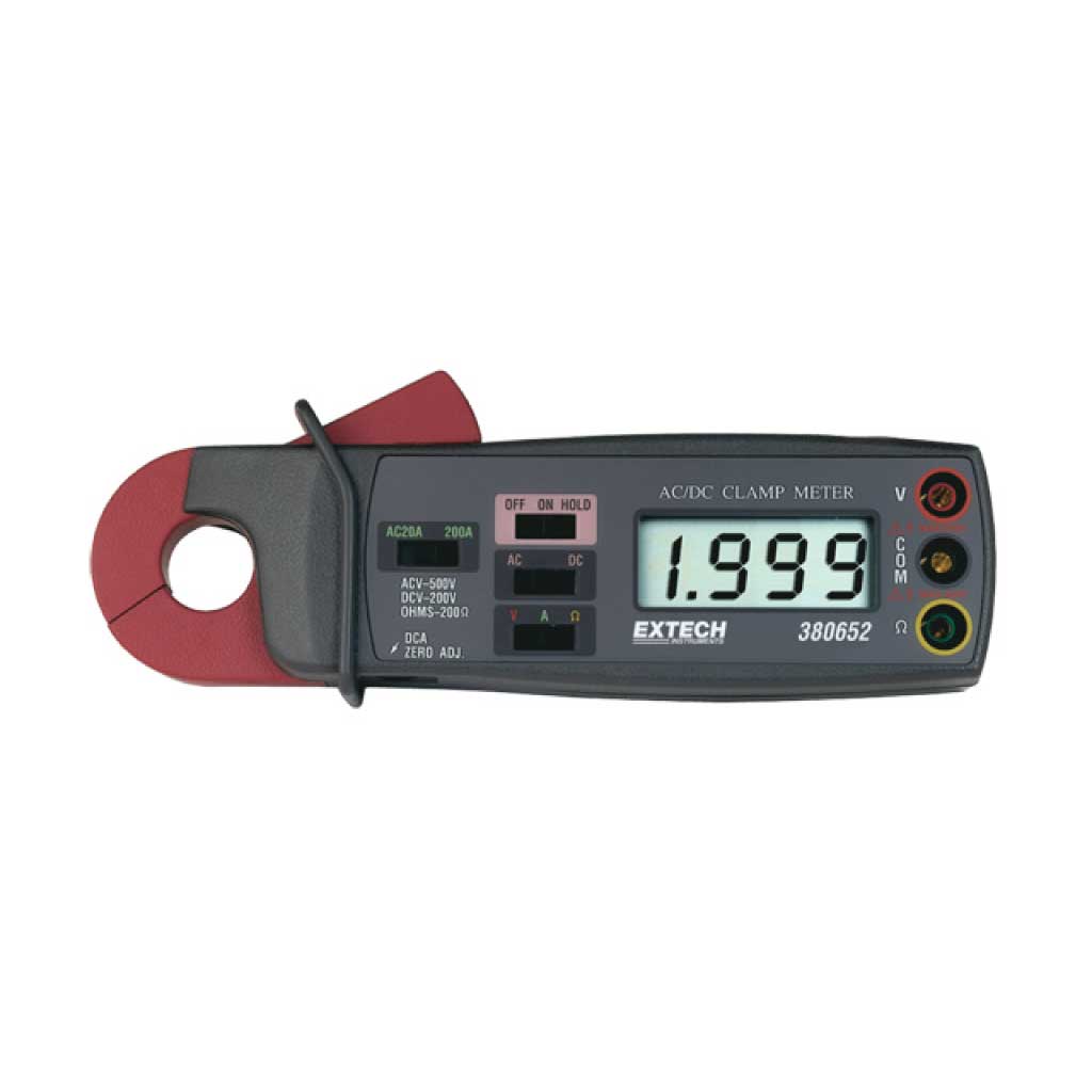 380652 — MULTIAMPERIMETRO DE GANCHO 200A  CA/CD
