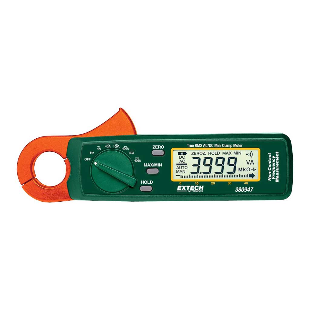 380947 — MULTIAMPERIMETRO DE GANCHO 400A  CA/CD