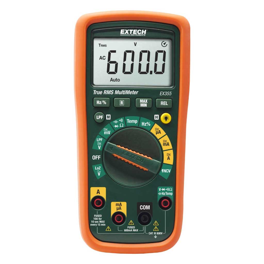 EX355 — MULTIMETRO CON 12 FUNCIONES + VSC