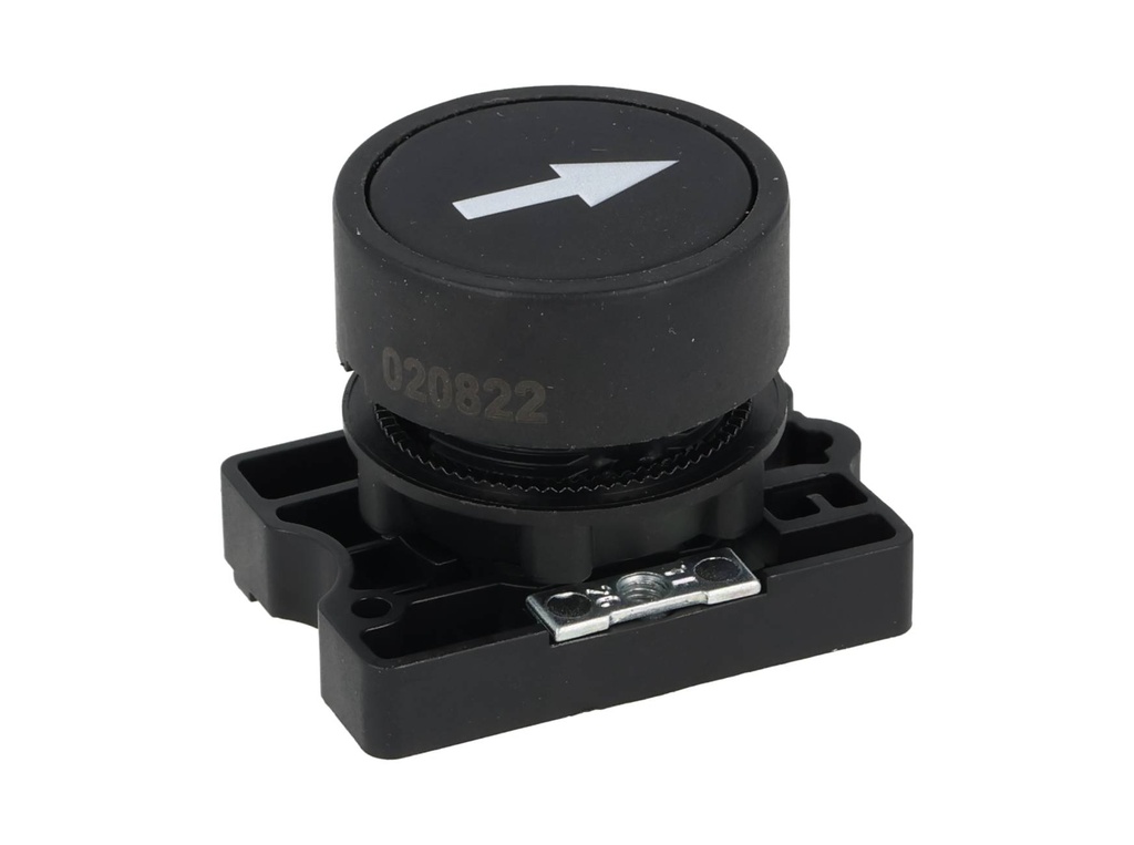 P2AF2WA90 — OPERADOR NEGRO C/FLECHA BLANCA (IZQ/DER)