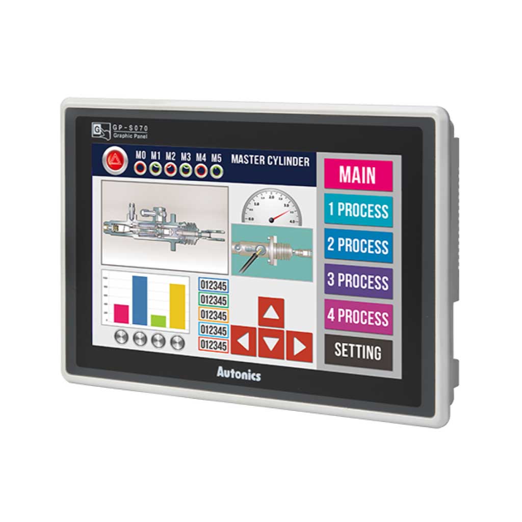 LP-S070T9D6C5T — PANTALLA LOGICA (GRAPHIC PANEL+PLC) 7 COLOR LCD, RS232C Y RS422, ETHERNET, 24VDC (IN 16 PUNTOS, OUT 16 PUNTOS) TERMINAL BLOCK CONNECTOR