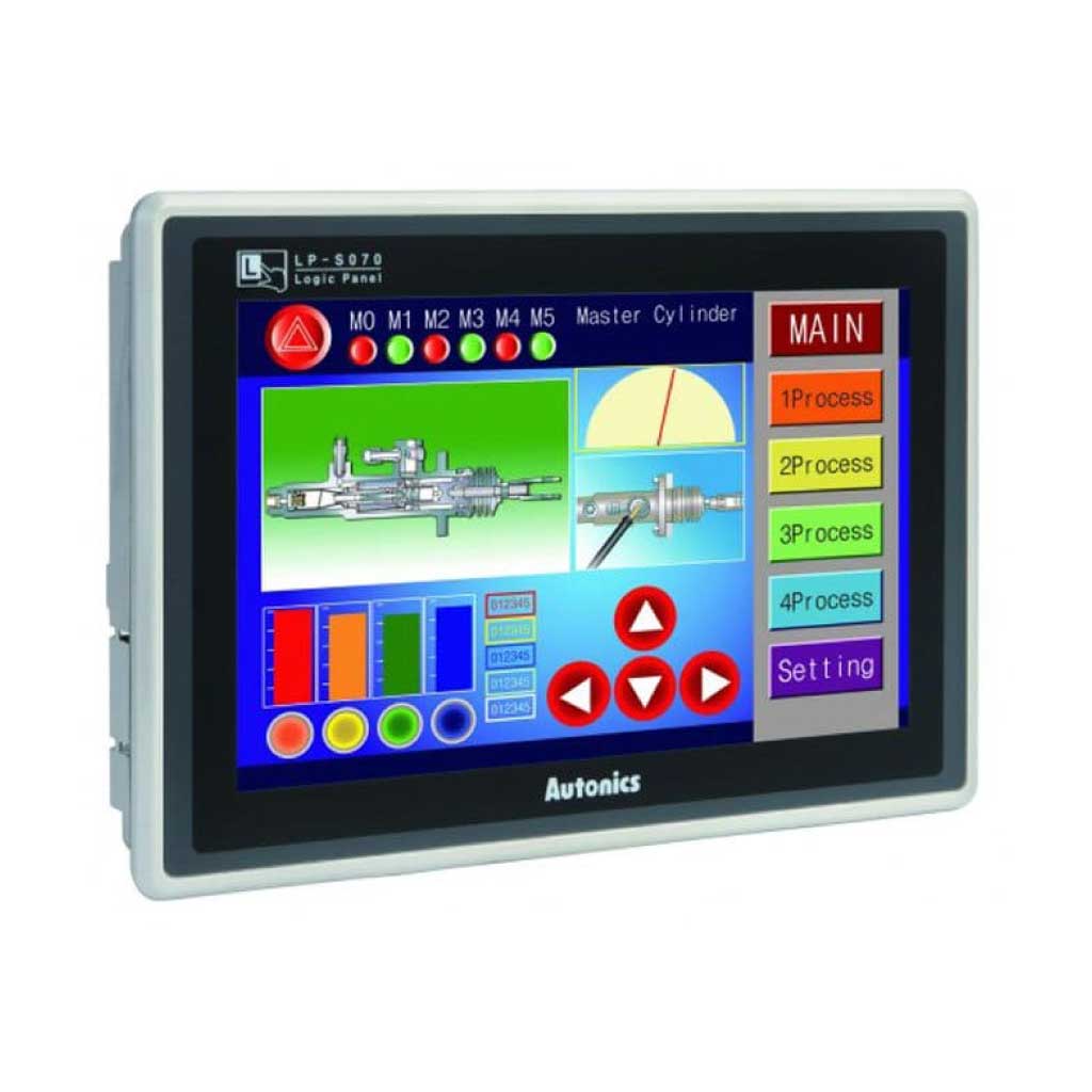LP-S070T9D6C5R — PANTALLA LOGICA (GRAPHIC PANEL+PLC) 7 COLOR LCD, RS232C Y RS422 ETHERNET, 24VDC, IN 16 PUNTOS OUT 16 PUNTOS RIBBON CABLE CONNECTOR