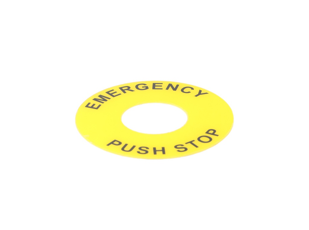 SA-NS — PLACA DE IDENTIFICACION PARA SWITCH EMERGENCIA 