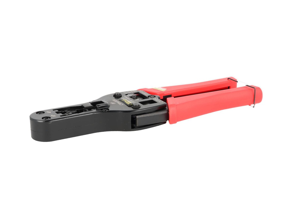 ASA486 — PONCHADORA PARA TERMINALES RJ11, RJ12 Y RJ454, 6 Y 8 HILOS (CORTE Y PONCHADO) 228mm