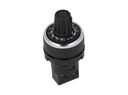BPR10K — POTENCIOMETRO 22mm 10K OHMS 1.5WATTS CON PERILLA GRADUADA, TOLERANCIA 10%, RESISTENCIA DE AISLAMIENTO MIN 10M OHMS (500 VCD) 12.20MA