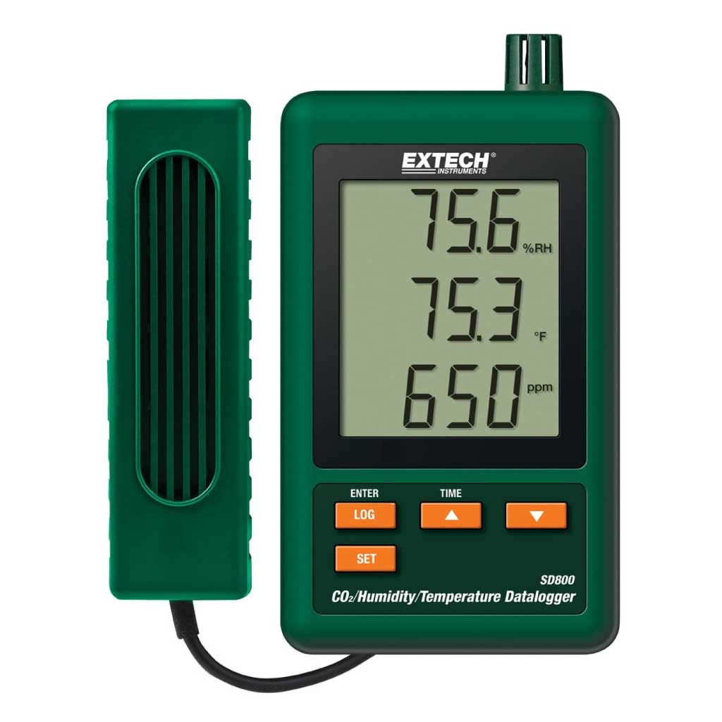 SD800 — REGISTRADOR DE TEMP., HUMED. Y CO2