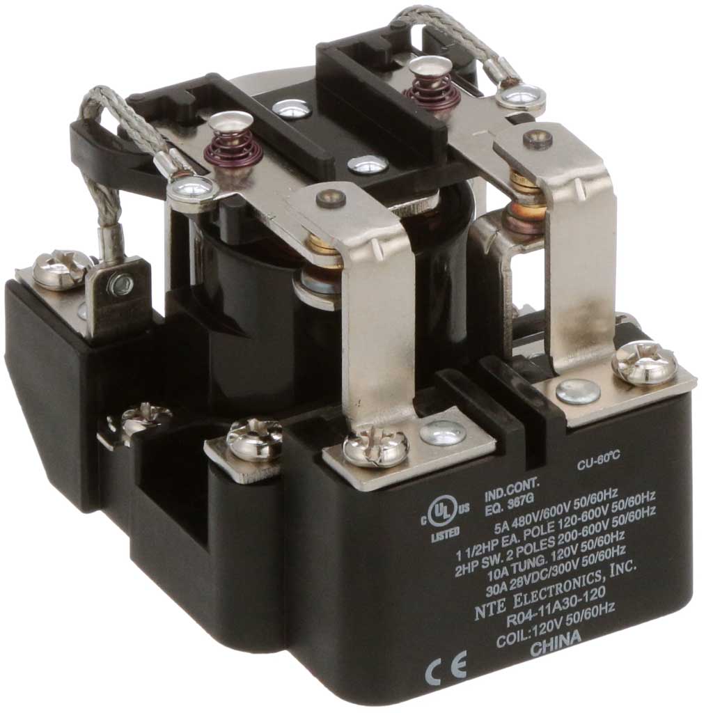 R04-11A30-120 — REL. 120VCA/2P2T/30AMP