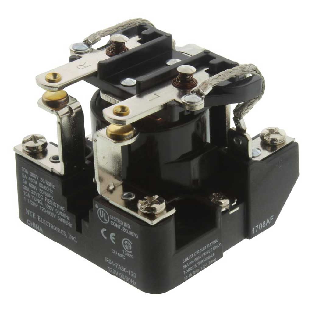 R04-7A30-120 — REL. 120VCA/DPST-NO/30A