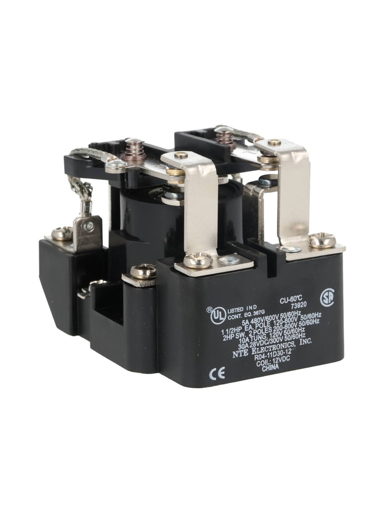 R04-11D30-12 — REL. 12VCD/2P2T/30AMP