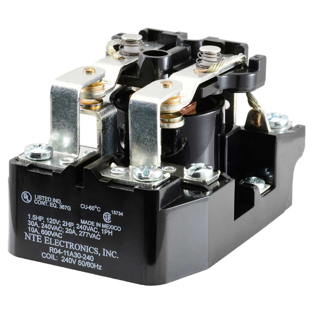 R04-11A30-240 — REL. 240VCA/30AMP.2P2T