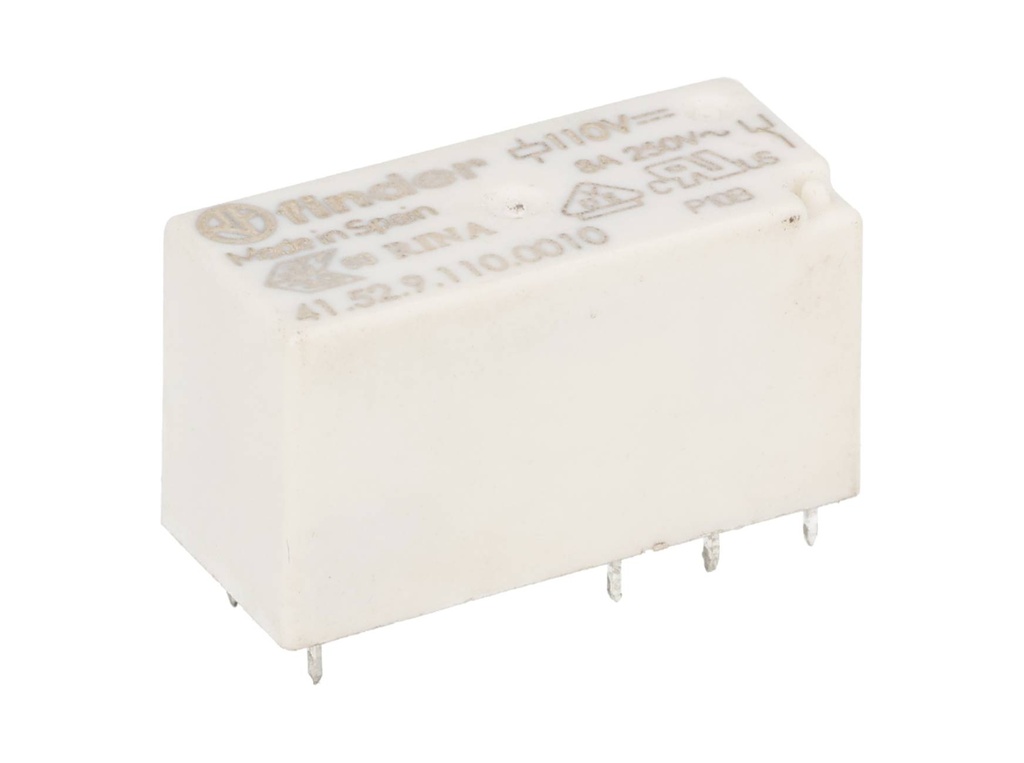 415291100010 — RELE 110VCD 2P2T 8AMP.