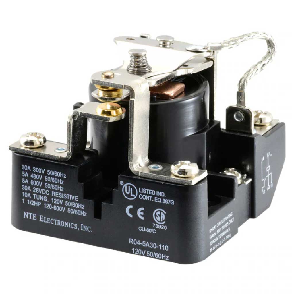 R04-5A30-110 — RELE 120VCA 1P2T/30AMP