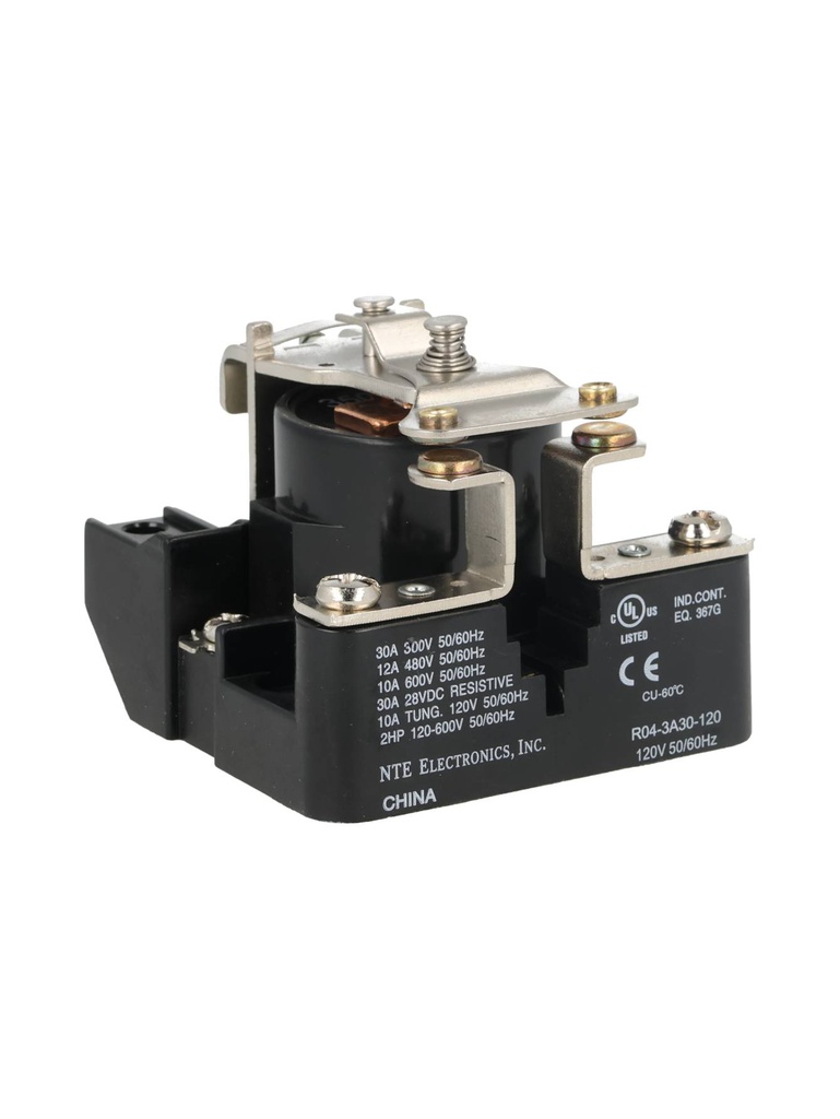 R04-3A30-120 — RELE 120VCA/ 1P1T/ NO/ 30AMP