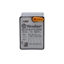 553480120040 — RELE 12VCA 4P2T 10AMP.