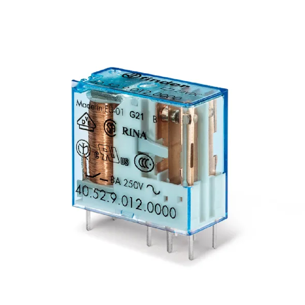 405290120000 — RELE 12VCD 2P2T 8AMP.
