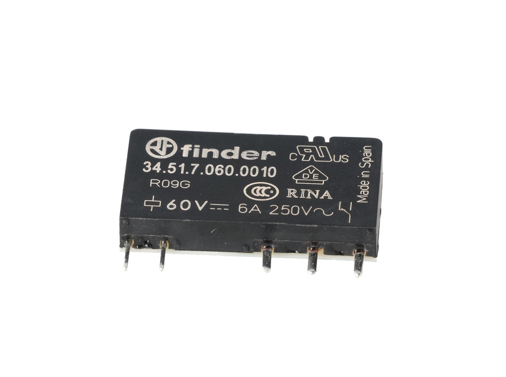 345170600010 — RELE ELCTROMECANICO 60VCD 6A