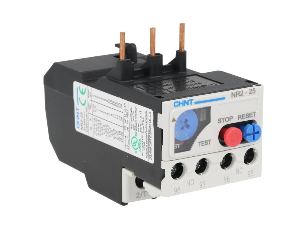NR2-25-4A — RELE TERMICO DE SOBRECARGA 2.5-4AMPPARA CONTACTOR SERIE NC1 Y NC2