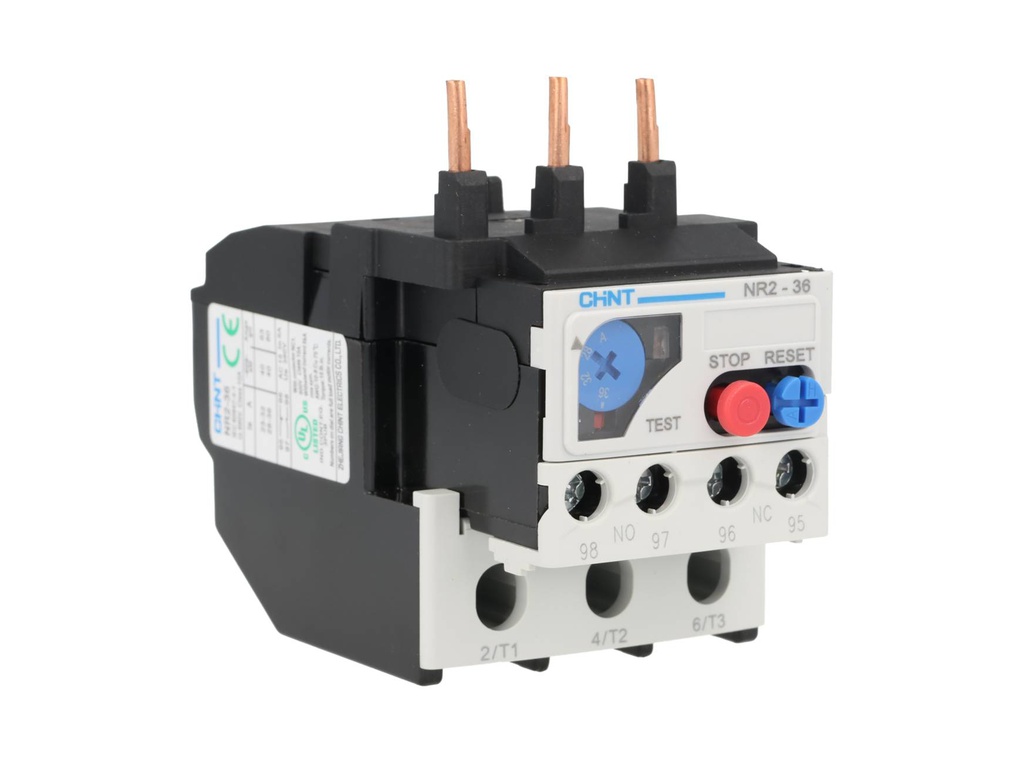NR2-36-36A — RELE TERMICO DE SOBRECARGA 28-36AMPPARA CONTACTOR SERIE NC1 Y NC2