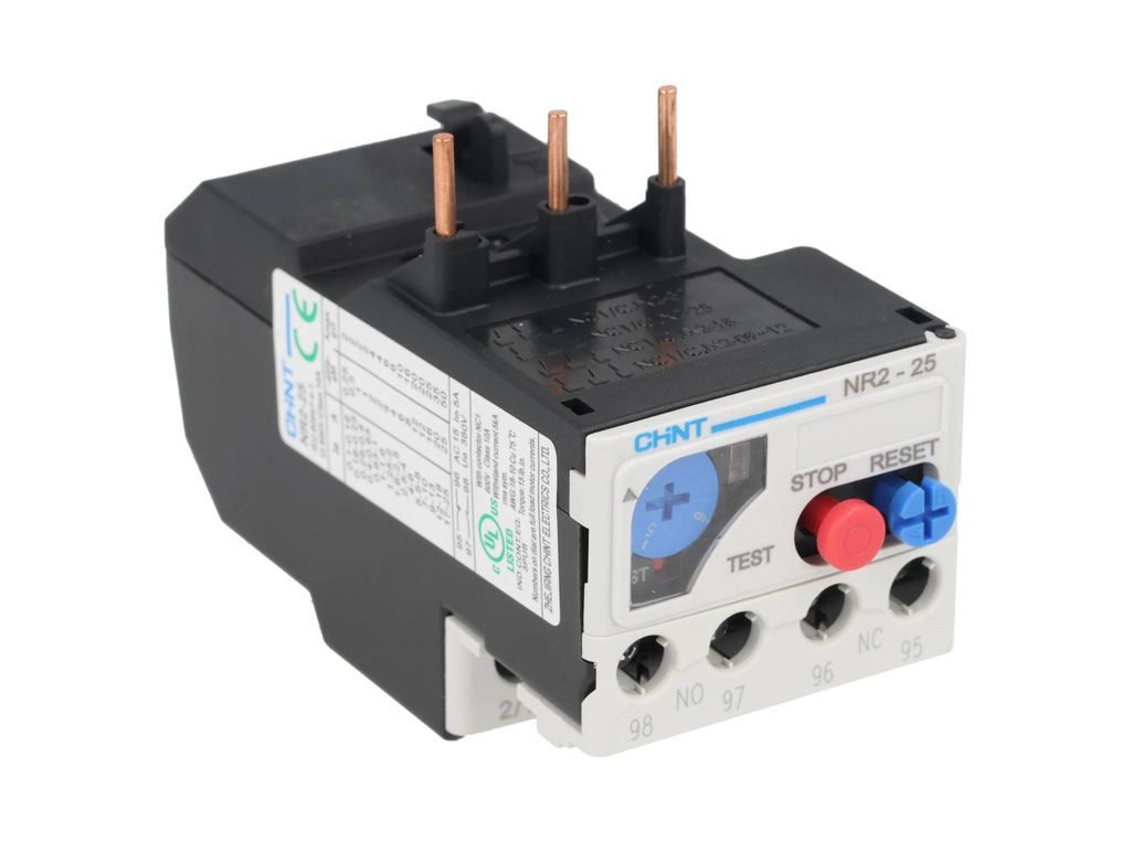 NR2-25-6A — RELE TERMICO DE SOBRECARGA 4-6AMPPARA CONTACTOR SERIE NC1 Y NC2