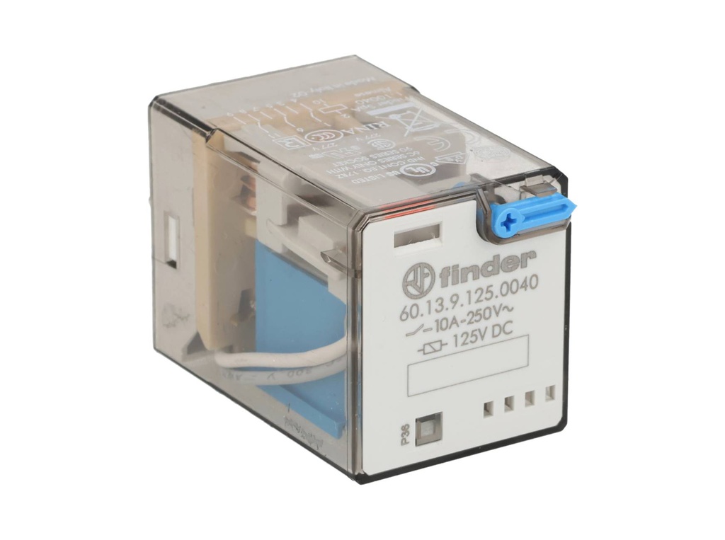 601391250040 — RELE UNDECAL 125VCD 3P2T 10AMP.