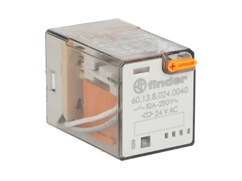 601380240040 — RELE UNDECAL 24VCA 3P2T 10AMP.
