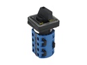SA25-3-4 — SELECTOR 2 VELOCIDADES 3 POSICIONES (1, 0, 2) 25A48 X48mm, 240/440VCA