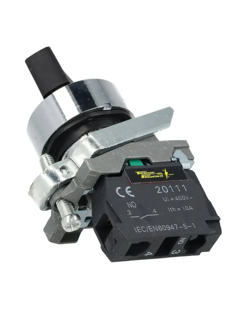 TP-XB4-2 — SELECTOR 2POS.MANETA CORTA1NA 22mmCA15-220/6A *NO SON A PRUEBA DE EXPLOSION*