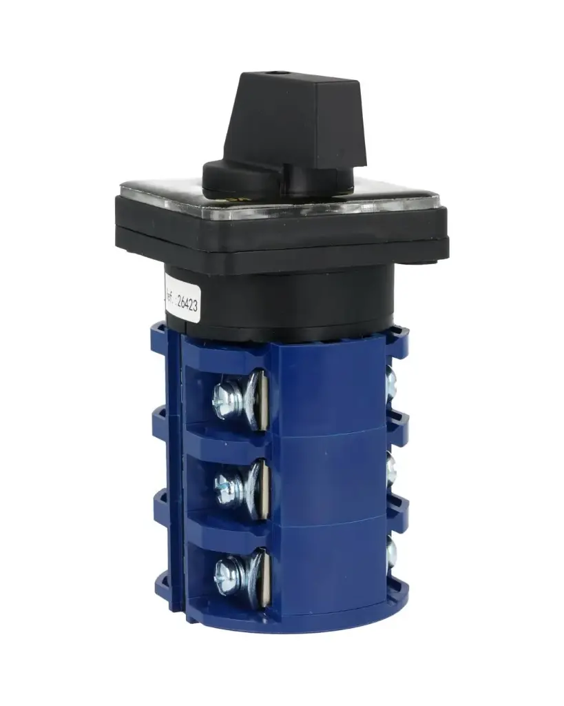 TP-SEL3P-63A — SELECTOR 3POS 63A. (TRANSFERENCIA) 220/440VCA (POSICIONES 1-0-2) 