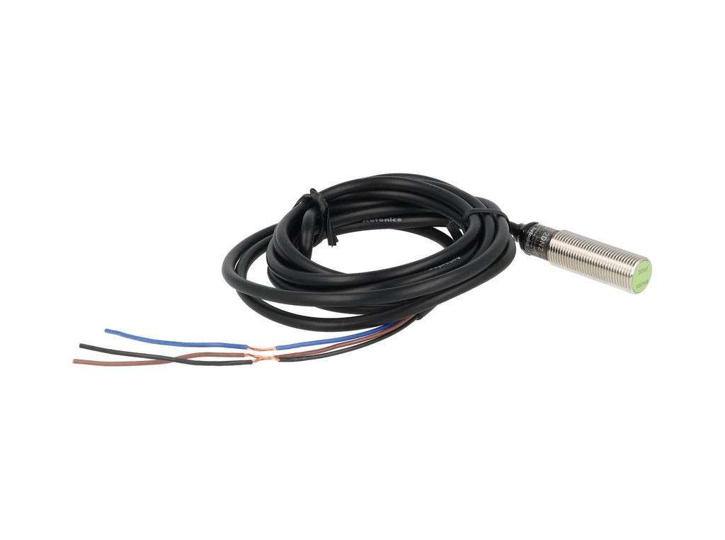 PR12-2DN2 — SENSOR INDUCTIVO NPN NC, SENSADO DE 2MM, 15-30VCD