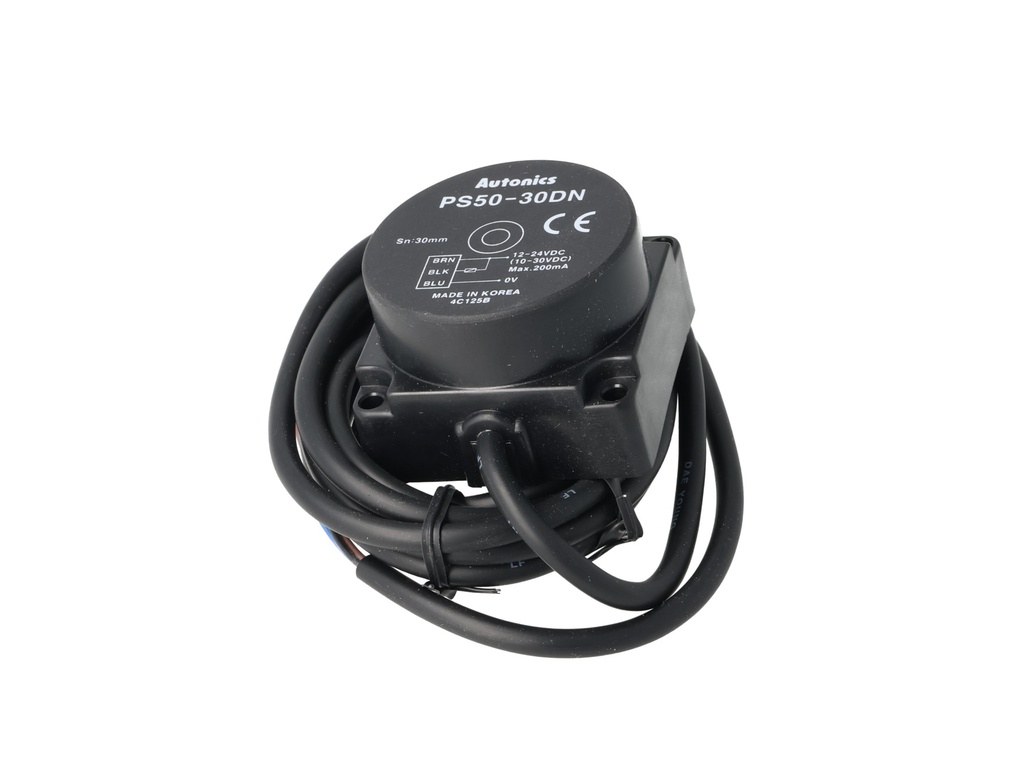 PS50-30DN— SENSOR INDUCTIVO NPN, NA, SENSADO DE 30MM, 10-30VCD