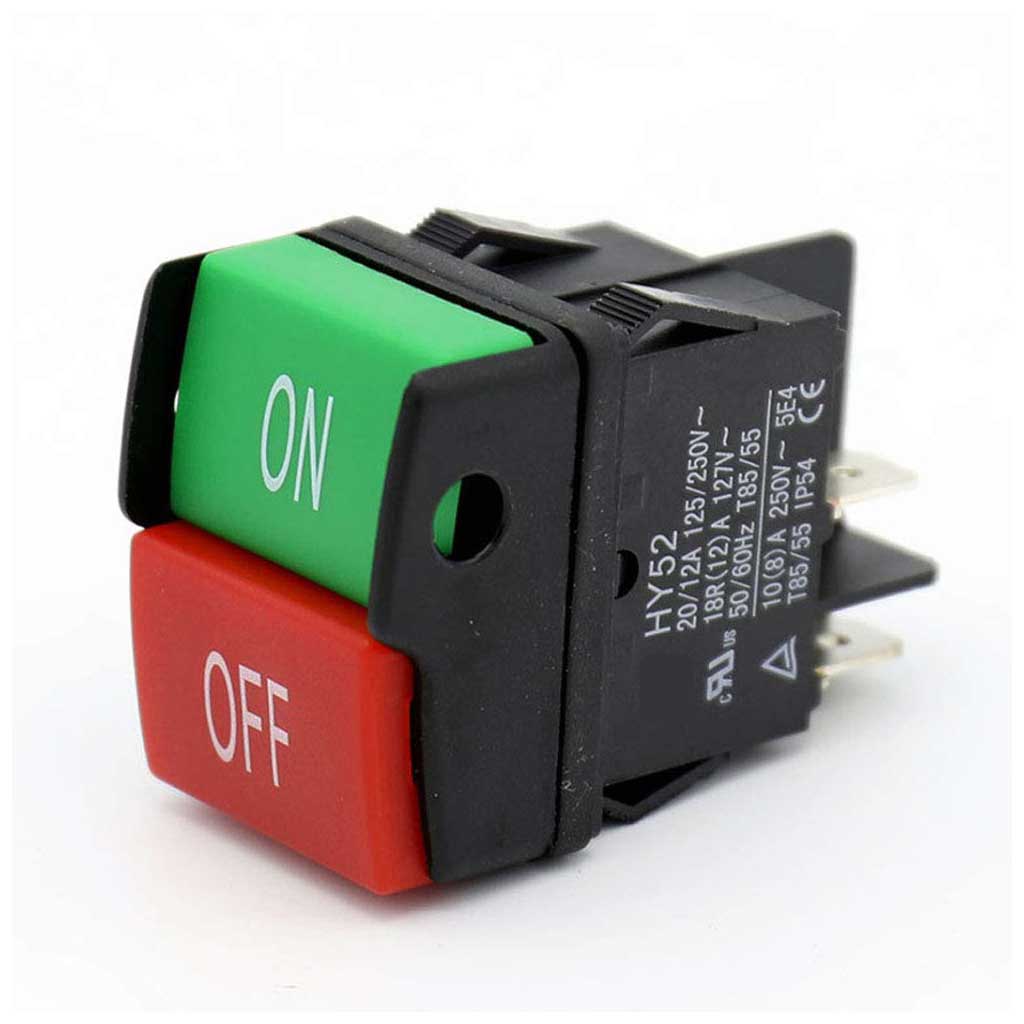 HY52B - SWITCH P/PANEL ON-OFF 12A 125/250V
