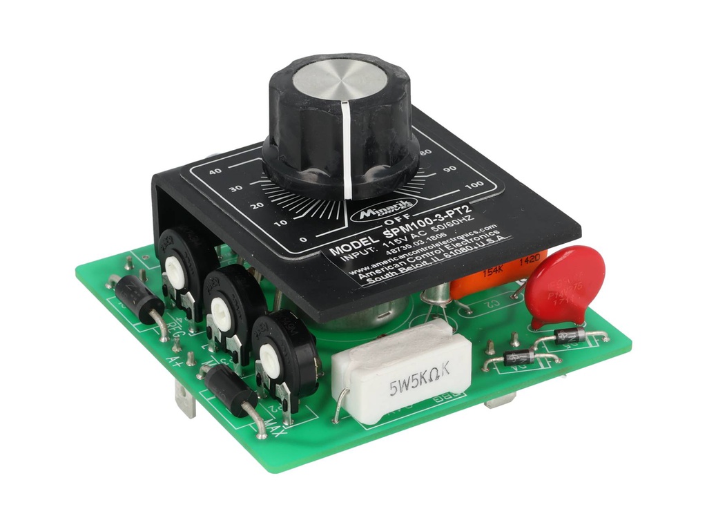 SPM100-3-PT2 — TARJETA CONTROL CD 1/50-1/8HP 115VCA (# ANTERIOR SQ16U) 