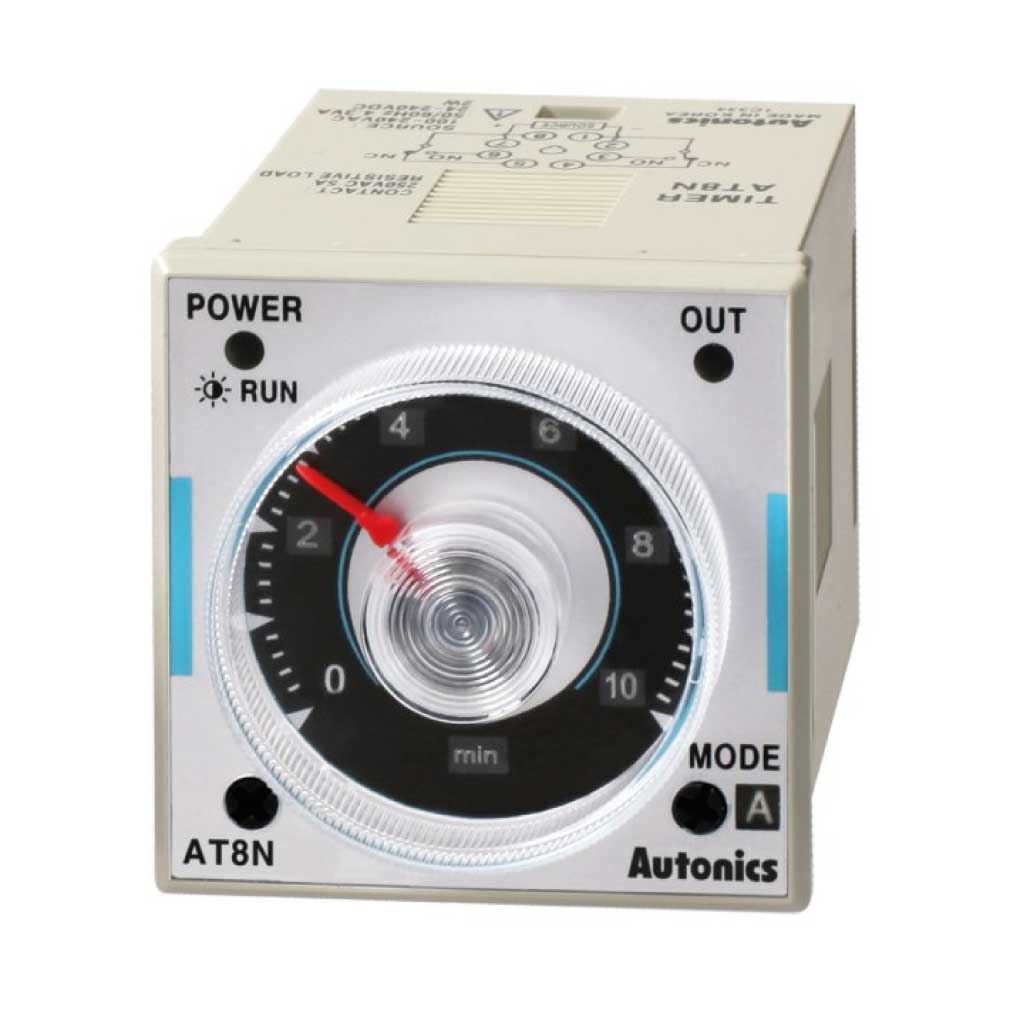 AT8N-2 — TEMPORIZADOR A MULTIFUNC. 2P2T,24VCA/CD