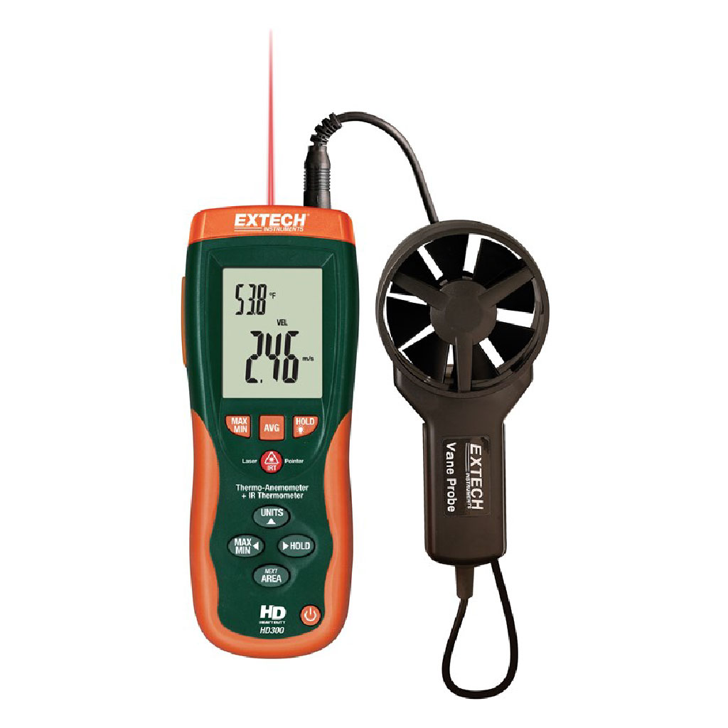 HD300-NIST — TERMO-ANEMOMETROETRO CON CERTIFICADO