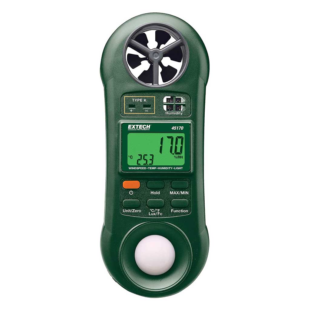 45170 — TERMO-ANEMOMETRO/HIGROMETRO C/LUXOMETRO