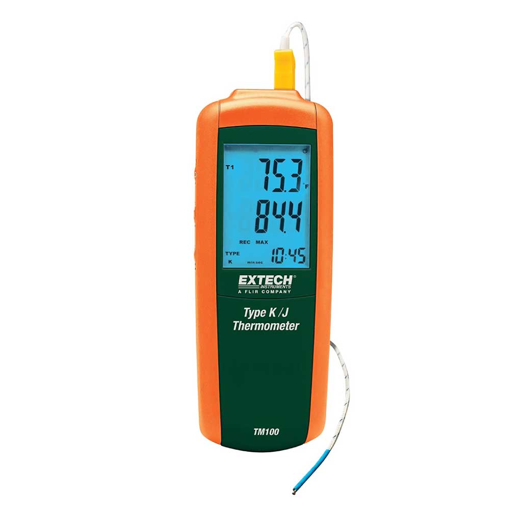 TM100 — TERMOMETRO TIPO J/K ENTRADA SIMPLE