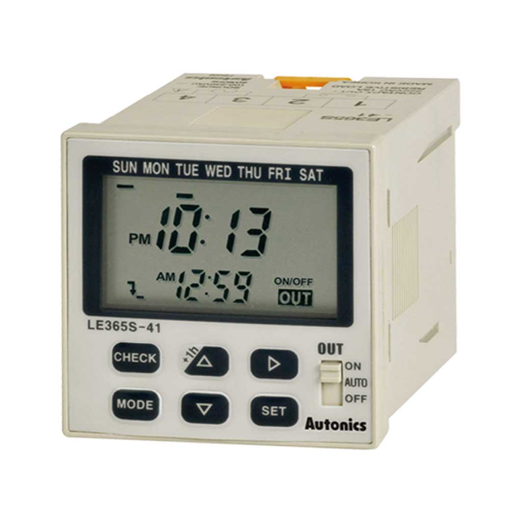 LE365S-41 - TIMER ANUAL 1/16DIN LCD SPDT 100-240VCA