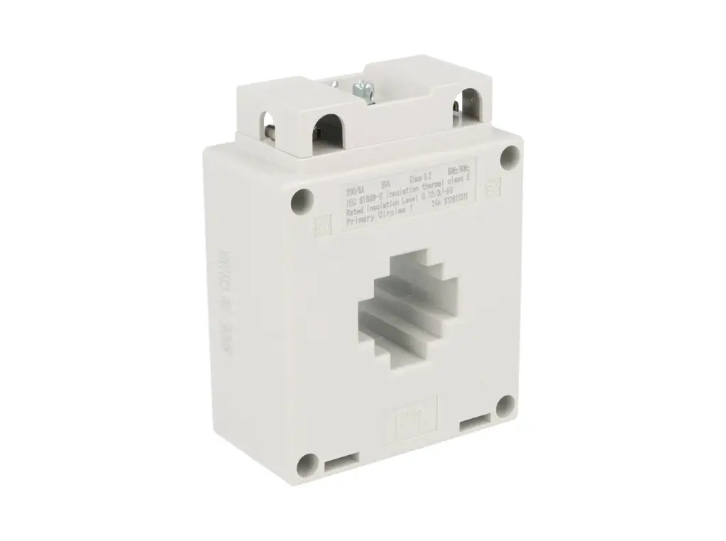 BH2-200-5A — TRANSFORMADOR DE CORRIENTE (DONA) 200/5A, 660V, DIAMETRO 23mm, VENTANA 11X30.5mm