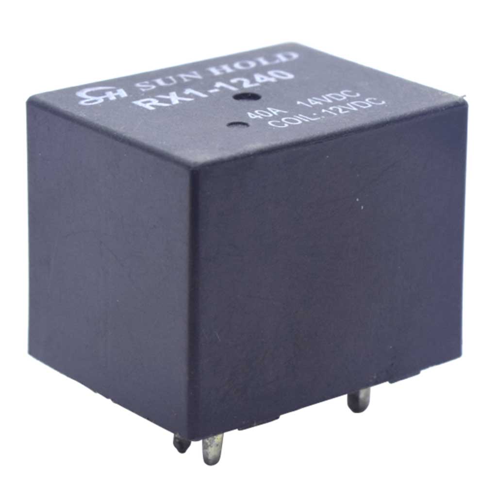 RX1-1240 — REL.12VCD 1P2T 40AMP.MONTAJE EN IMPRESO