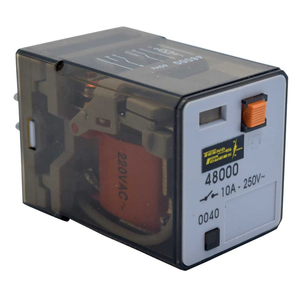 TP-R02210-220A — RELE 8P 220VCA 2P2T 10A 250VCA