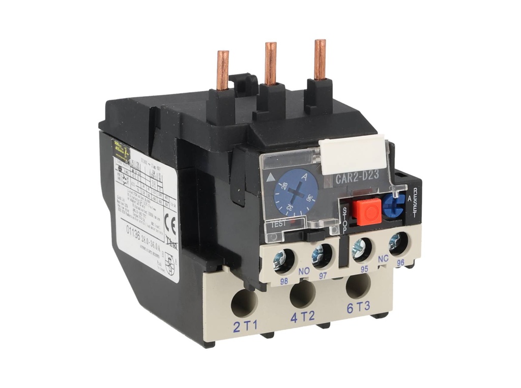 CAR2-D23-36A — RELE TERMICO PARA LC1 28-36A (TRABAJOLIVIANO) 