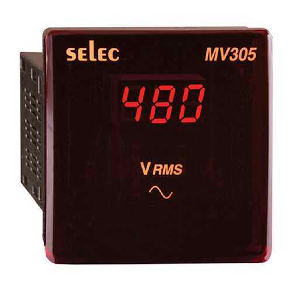 MV305-110 - VOLTIMETRO DIGITAL 96X96 110V