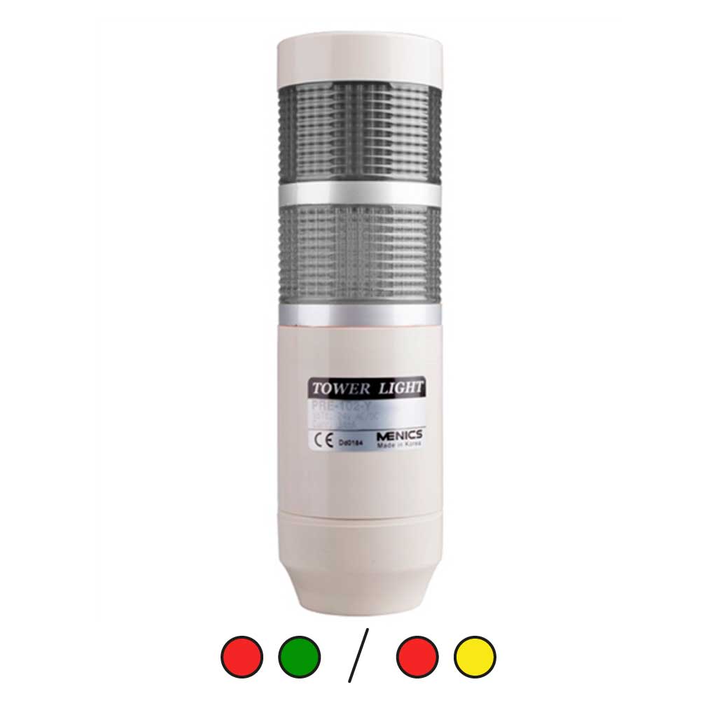 PRE-210-2 — TORRETA IND 2 COLORES 56MM 120VCA