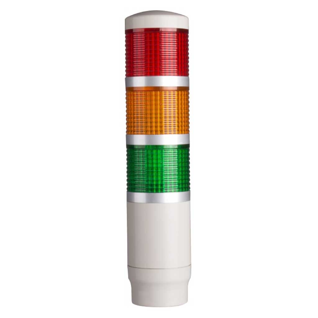 PMEF-301-RYG — TORRETA IND 3 COLORES 45mm 12VCA/CD CON FLASH