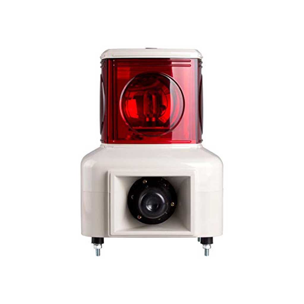 MSGS-101-R — TORRETA INDUSTRIAL 125MM 12VCD ROJA