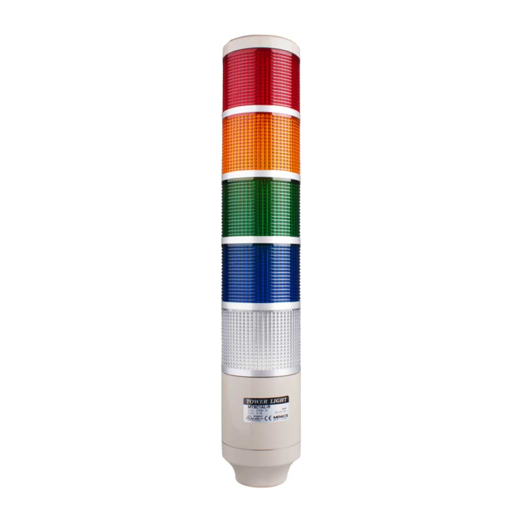 MT8C5CL-5 — TORRETA INDUSTRIAL 220VCA 5 COLORES 85mmCON FLASH